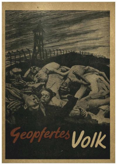 Abbildung aus dem Buch „Geopfertes Volk. Der Untergang des polnischen Judentums“, Mieczysław Chersztein, Stuttgart 1946
