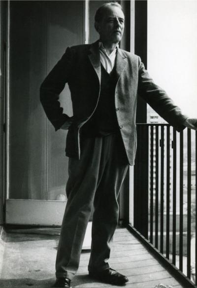 Witold Gombrowicz w przeddzien wyjazdu do Francji, 16.05.1964 Berlin 