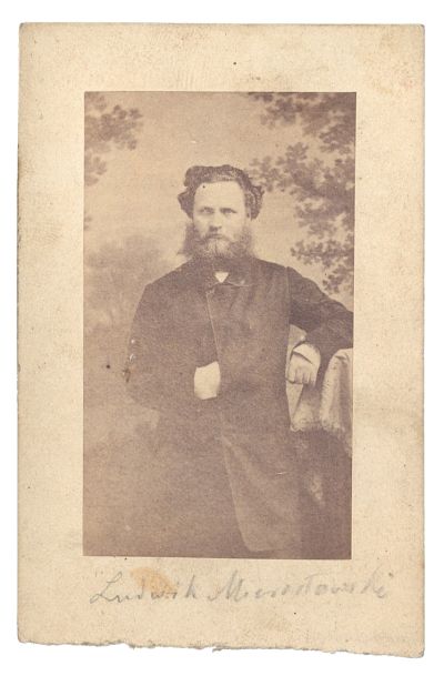 Ein Porträt von Ludwik Mierosławski (nach 1863)