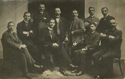 Der Vorstand der polnischen Nationalen Arbeiterpartei in Deutschland, 1919