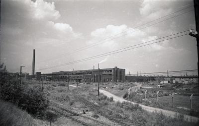 Fig. 15: Former concentration camp on Brüllstraße - Former concentration camp on Brüllstraße in Bochum, photo taken on 19 June 1950. 