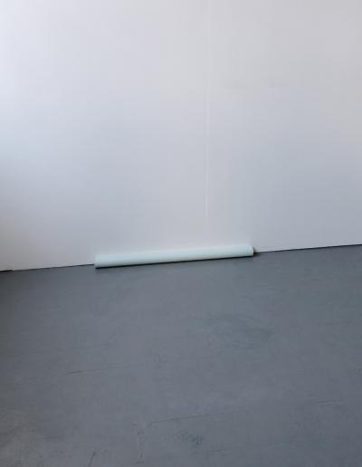 Agata Madejska, For Now (Folly), 2015, concrete, photochromic paint, 100 x 6 x 6 cm.