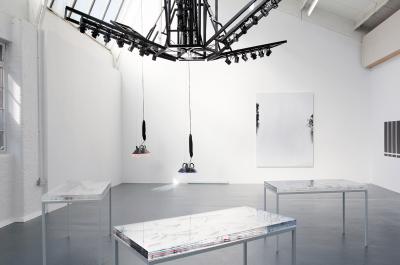 Agata Madejska, Installation view, Kingly Things, Coco Crampton & Agata Madejska at Chandelier Projects, London, 2015.