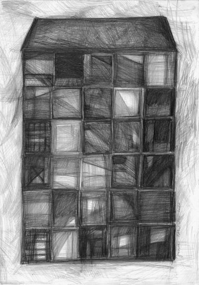 Fig. 75: “For the Boy” (Für den Jungen) 38, 2000 - Pencil on paper, 29x42 cm, private collection