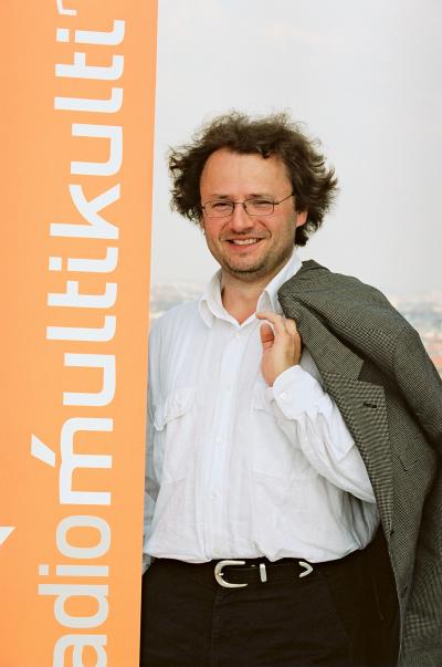 Jacek Tyblewski, szef polskiej redakcji Radia Multikulti. RBB Berlin, 2004 r.