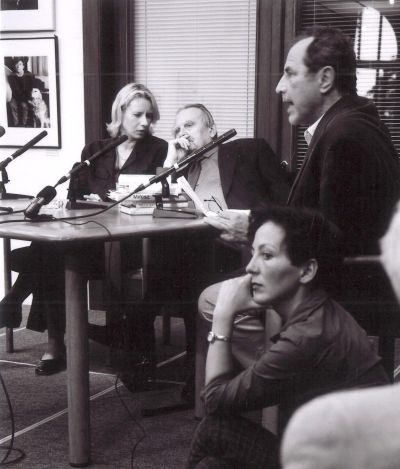 Z Czesławem Miłoszem - Dorota Danielewicz-Kerski, Czesław Miłosz, n.n., Michael Krüger / LCB (Literarisches Colloquium Berlin), maj 2000 r. 