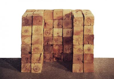 Zdj. nr 10: Bez tytułu, 1998 - Bez tytułu, 1998, drewno klonowe, 90 x 75 x 39 cm, Sammlung de Weryha, Hamburg