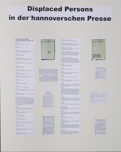 Displaced Persons in der Hannoverschen Presse, Abb. 1 - Displaced Persons in der Hannoverschen Presse