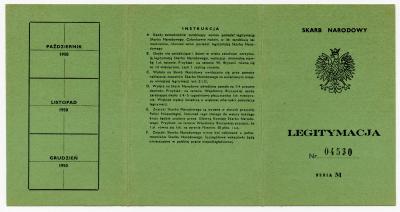 Dokument Nr. 132/1 - Ausweis von Irma Topolnicki über ihre Mitgliedschaft im Polnischen Nationalfond.  