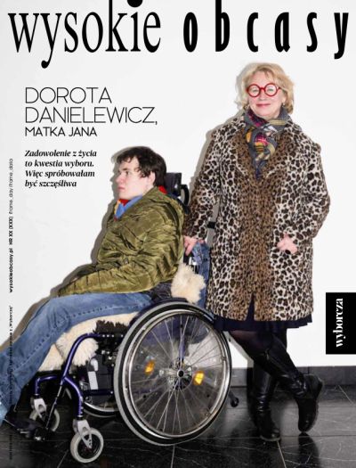 Mit dem Sohn auf dem Cover - „Wysokie Obcasy” (Beilage zur „Gazeta Wyborcza”), Nr. 7 (1073) vom 15.02.2020 