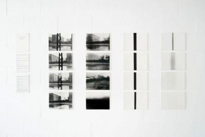 Ryszard Waśko: Four-Dimensional Photography, 1972. Fotoarbeit und Text,  Privatbesitz, Courtesy Galerie m Bochum.