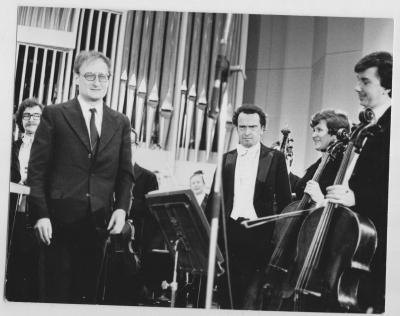 Antoni Wit, 1984 - Komponist und Dirigent Antoni Wit, der die polnische Erstaufführung der 6. Symphonie „Die polnische“ dirigierte.