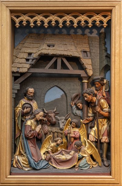The winged altarpiece of Röhlinghausen - The birth of Christ in Bethlehem, 2023