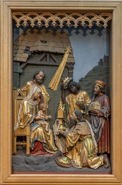 Der Röhlinghauser Flügelaltar: Die Anbetung der Heiligen Drei Könige, 2023
