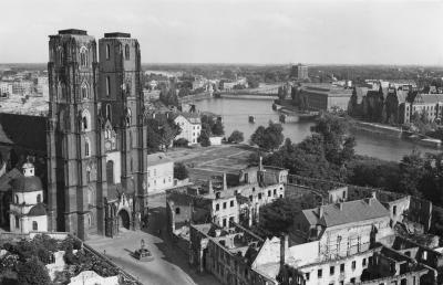 Wrocław Cathedral, 1955.