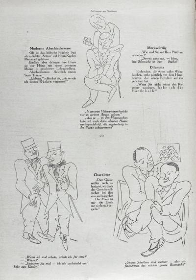 Fig. 15: Satirical illustrations, 1926