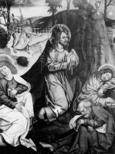 Abb. 15: Jesus im Garten Gethsemane, um 1490 - Jesus im Garten Gethsemane/Modlitwa w Ogrójcu (Christus am Ölberg), um 1490 (1510er-Jahre?)