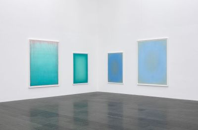 From left: Sławomir Elsner: Just Watercolors (081), 2021; Just Watercolors (072), 2020; Just Watercolors (077), 2020; Just Watercolors (080), 2020