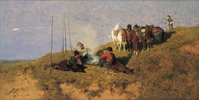 Kozacy przy ognisku, 1873