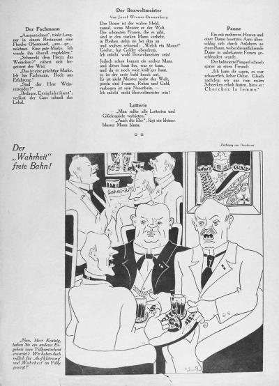 Abb. 17: Der „Wahrheit“ freie Bahn!, 1926