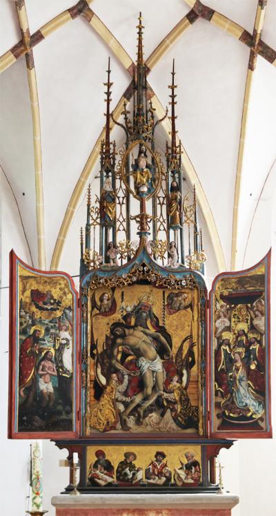 Abb. 17: Hochaltar, Blutenburg, 1491/92 - Hochaltar, Schlosskapelle Blutenburg, 1491/92