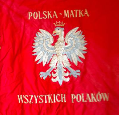 Sztandar Związku Polaków w Niemczech Zgoda - Sztandar Związku Polaków w Niemczech Zgoda projektu Pauliny Lemke 