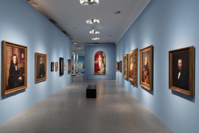 Abb. 18: Ausstellungsansicht - Ansicht der Ausstellung „Malerfürsten“, Bundeskunsthalle Bonn, 2018/19