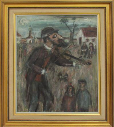 The Blind Fiddler, 1945, oil on canvas