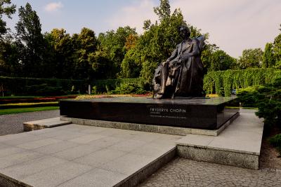 Denkmal für Fryderyk Chopin in Breslau.