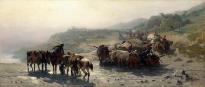 Beutezug am Fluss, 1874