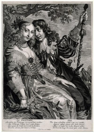 Der Frühling, 1645. Nach einer unbekannten Vorlage, British Museum, London.