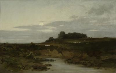Roman Kochanowski, Der Abend, 1879, oil on canvas, 62 x 100 cm