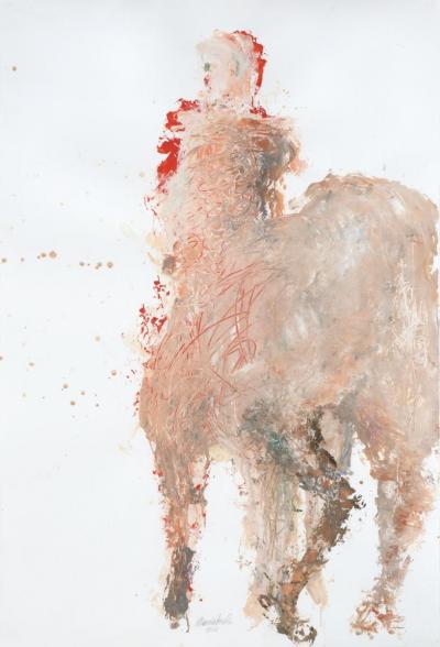 Ohne Titel, 2011 -  Karol Broniatowski, Ohne Titel, 2011, Gouache, 170 x 140 cm