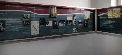 Teil der Ausstellung: Militärkarriere 1914-1939.