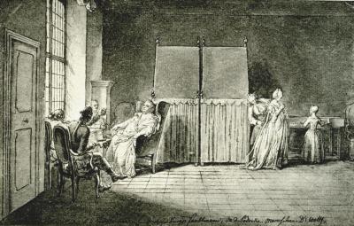 Abb. 26: Madame Öhmchen - aus: Reise von Berlin nach Danzig, 1773