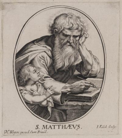 Matthäus, um 1645. Nach Pieter van Mol, Teylers Museum, Haarlem.