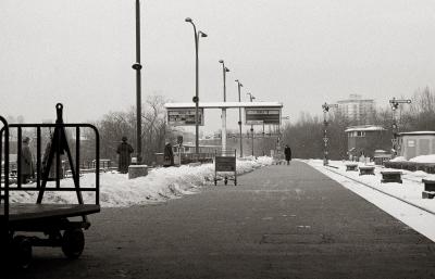 The gateway to Paradise. Bahnhof Zoo. West Berlin, December 1982.