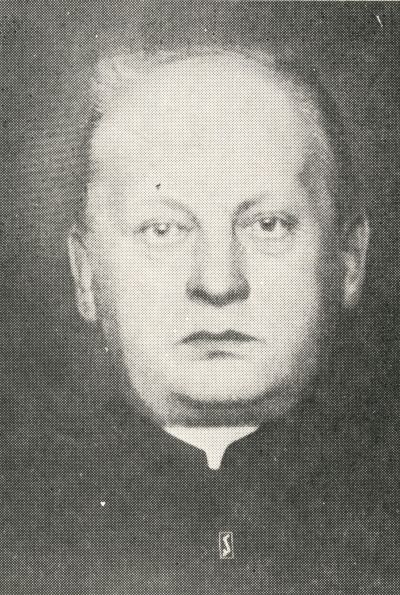 Priest Bolesław Domański, Chairman of the Union of Poles in Germany 1933-1939.