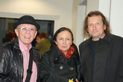 Kunsthaus Wiesbaden, 2012 r., wystawa „Przestrzeń między nami”: organizatorka wystawy Ewa Hartmann z galerii PoKuSa 
