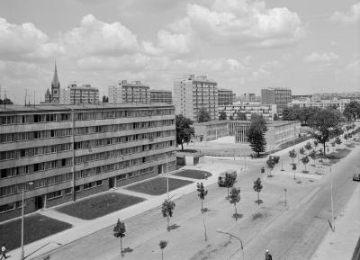 Housing estate in Wrocław, 1969 - Housing estate in Wrocław, 1969.