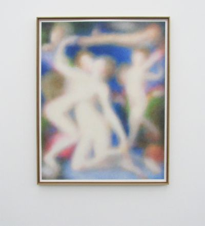 Sławomir Elsner: Allegorie der Liebe (Venus küsst Amor), 2020. Coloured pencils on paper, 146 x 116 cm (after Agnolo Bronzino, ca 154/45, National Gallery, London), Private collection Munich, Courtesy of Lullin + Ferrari, Zürich