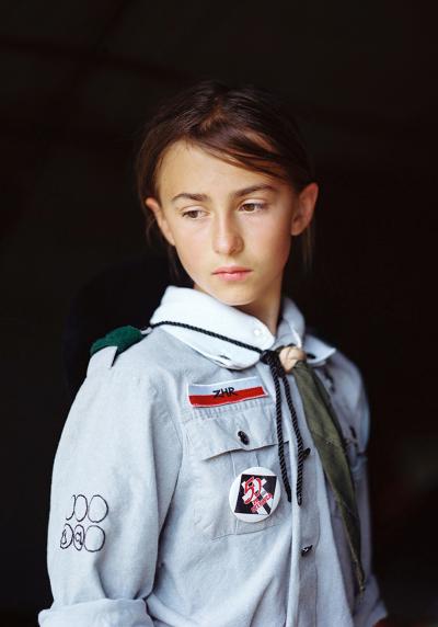 Ill. 33: Sascha, 2013 - Sascha, from the Scouts and Guides series, 2013. C-Print, 45 x 33 cm