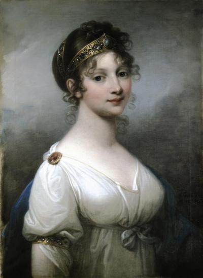 Königin Luise von Preußen. Gemälde von Josef Grassi, 1802.
