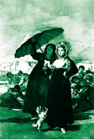 Les Jeunes nach Francisco de Goya, 2003. Digitaler Tintenstrahldruck auf Papier, 29 x 19,6 cm.