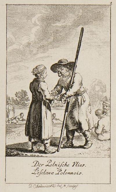 Abb. 40: Polnischer Flößer - aus: Heiratsanträge, 1782