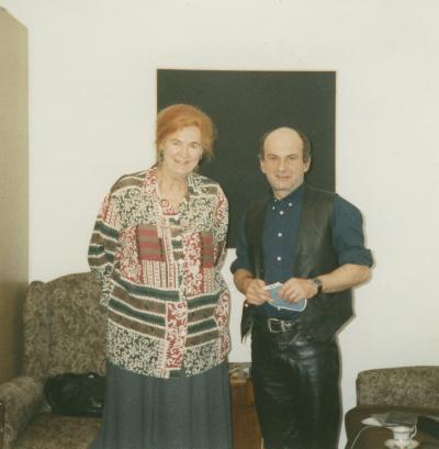 Bożena Kowalska (l.) und Andrzej Nowacki, 1996