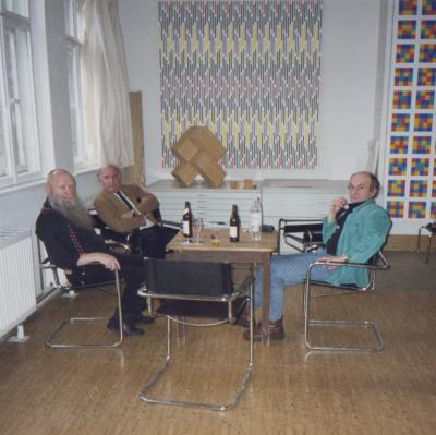 (von links): Horst Bartnig, Heinz Teufel, Andrzej Nowacki, Ende der 1990er Jahre
