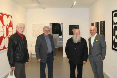 (von links): Rudolf Valenta, Milan Dobeš, Horst Bartnig, Andrzej Nowacki, Berlin 2011