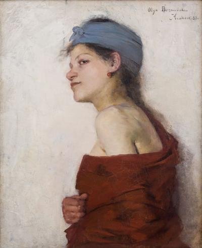 Ill. 4: Gypsy Woman, 1888 - Portrait of a Woman (Gypsy Woman), 1888. Oil on canvas, 65 x 53 cm