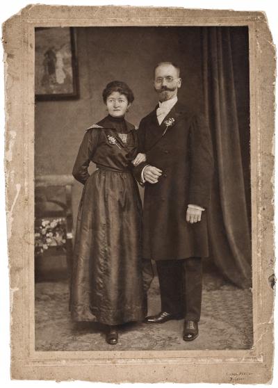 Gabriela und Jan Hordyk, Archivfoto, 1919.
